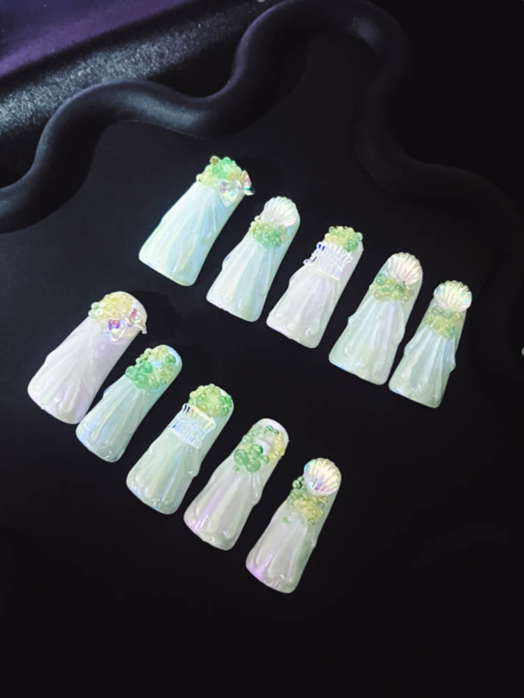 Daughter of the Sea  Handmade  Duck Nails OM1128 - NoirNail