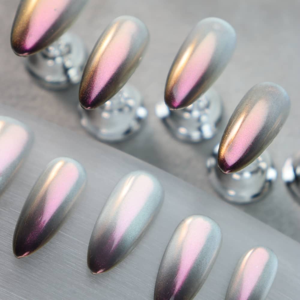 Ancient Valley Handmade Almond Press On Nails  A584