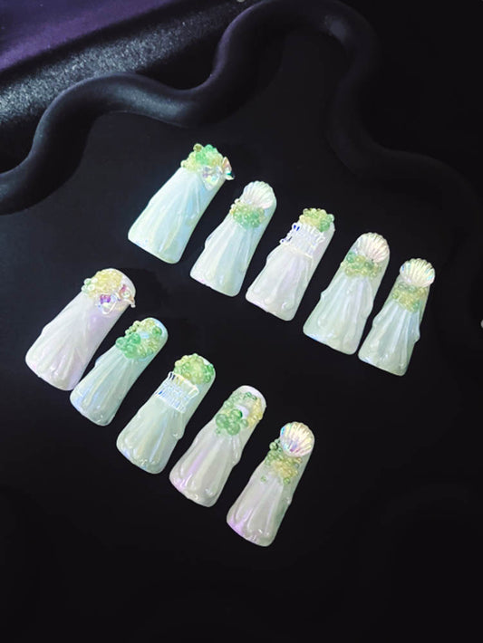 Daughter of the Sea  Handmade  Duck Nails OM1128 - NoirNail