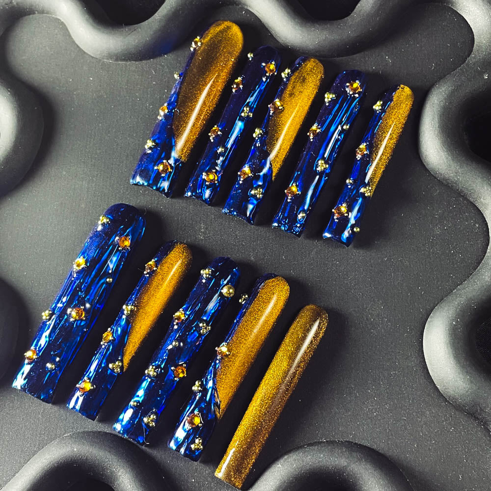 Bucherati Handmade  Square Nails OM1164 - NoirNail