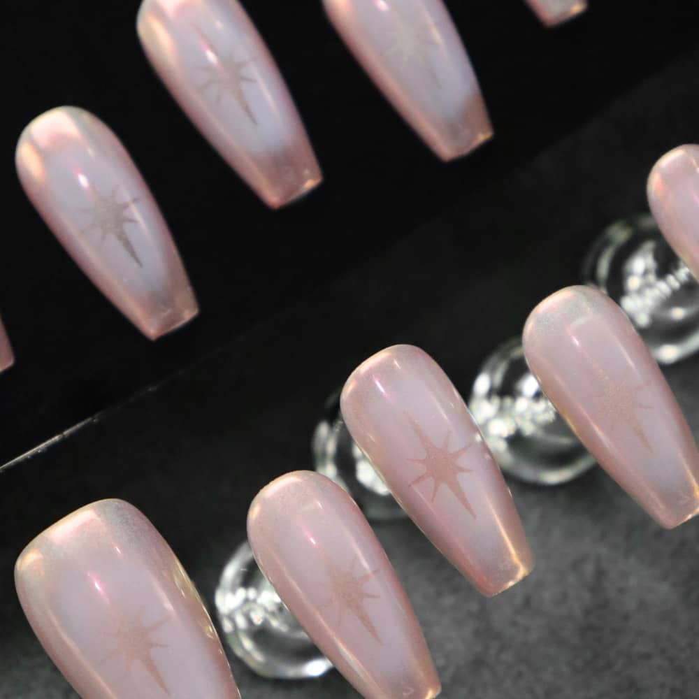 Star Stories Handmade Coffin Press on Nails A491