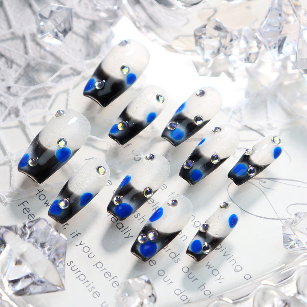 Mutation Y2K  Handmade Coffin Nails  A740 - NoirNail