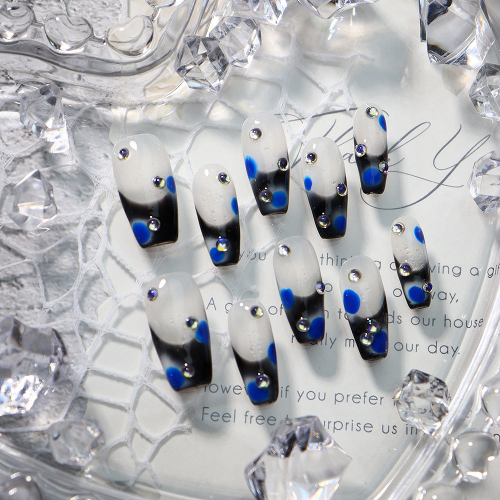 Mutation Y2K  Handmade Coffin Nails  A740 - NoirNail