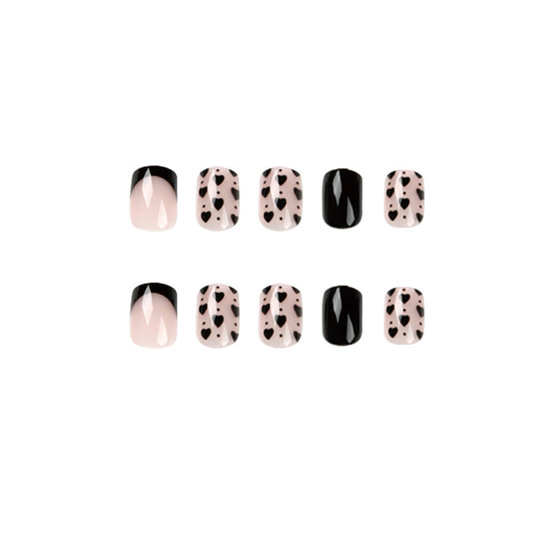 Cruella Square 24PCS Free Size Nails JP1835 - NoirNail