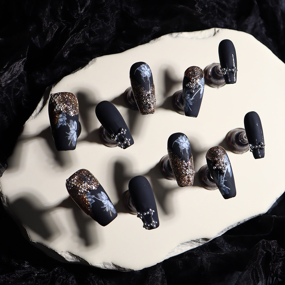 Fireworks Display Handmade Coffin Nails  A681