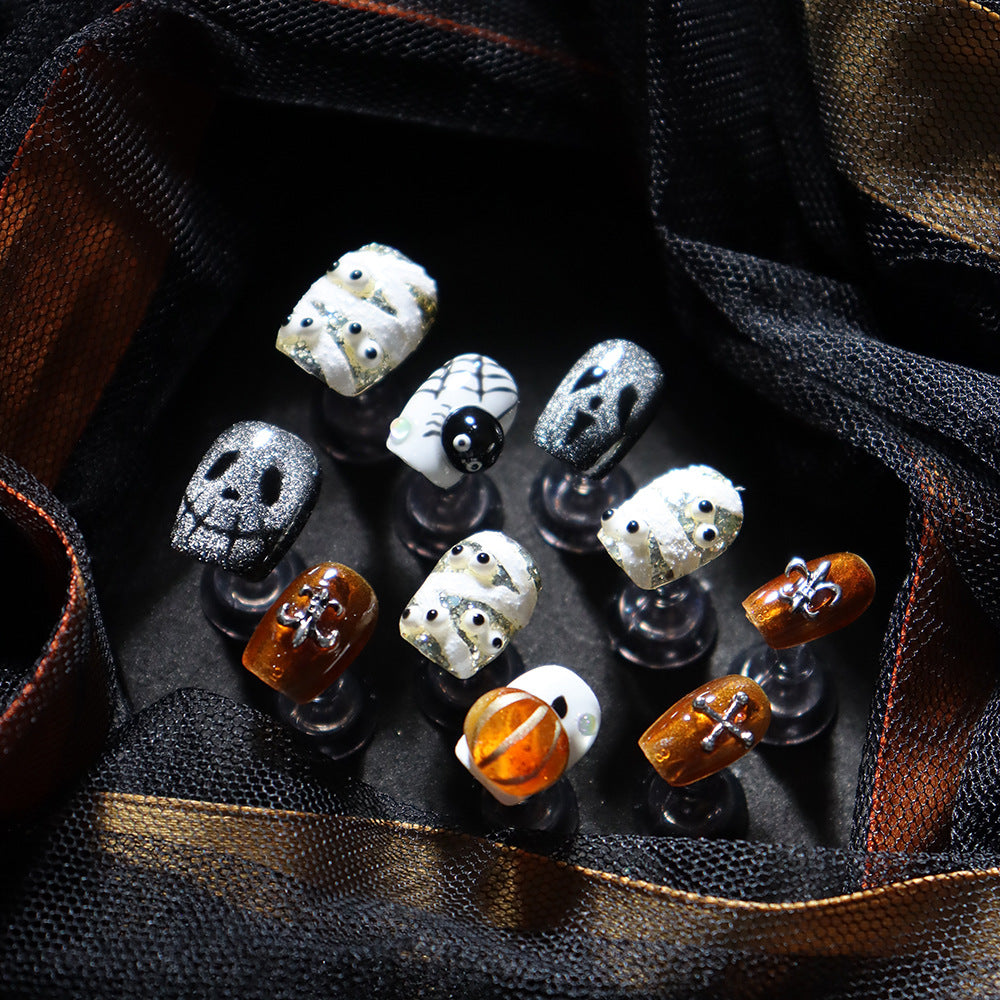 The Mummy Handmade Coffin Nails A745 - NoirNail