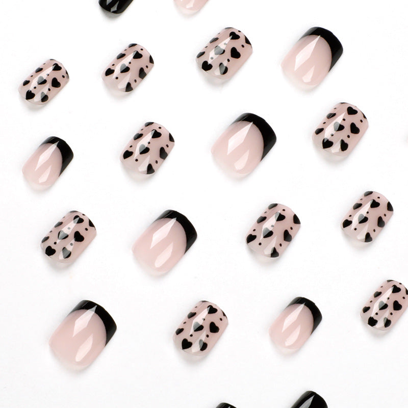 Cruella Square 24PCS Free Size Nails JP1835 - NoirNail