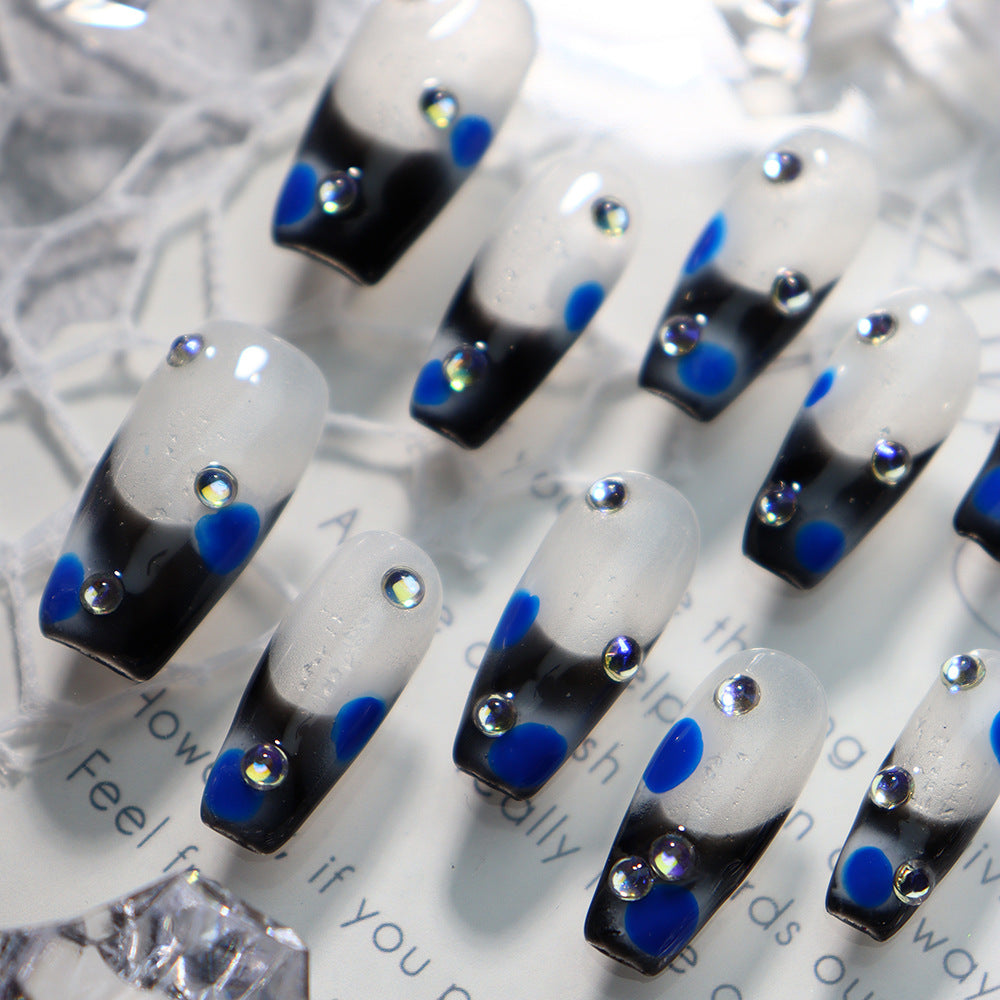 Mutation Y2K  Handmade Coffin Nails  A740 - NoirNail