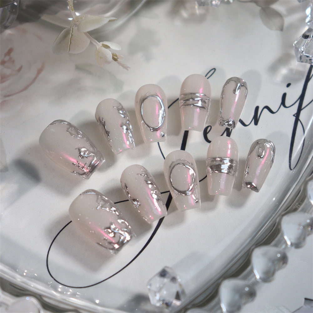 Sunrise Handmade Coffin Press on Nails A593