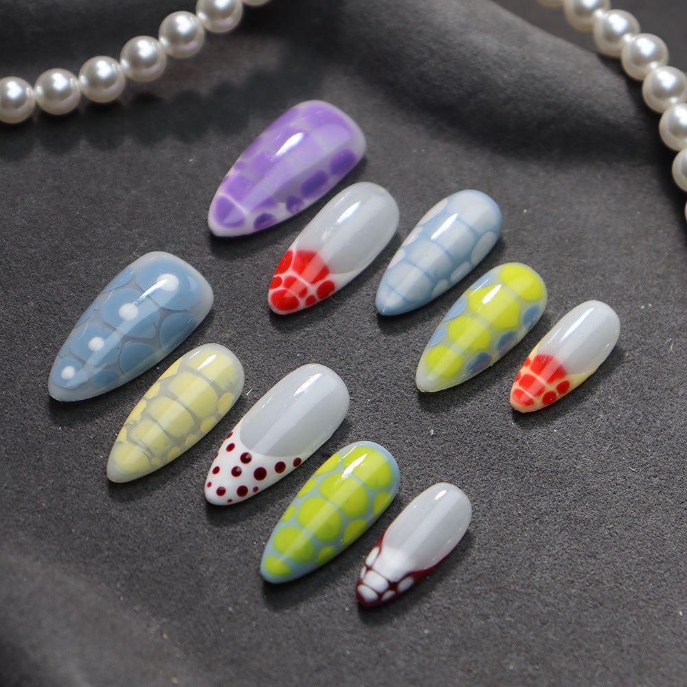 Fantastic Beasts and Where to Find Them Handmade Almond Press On Nails  A606