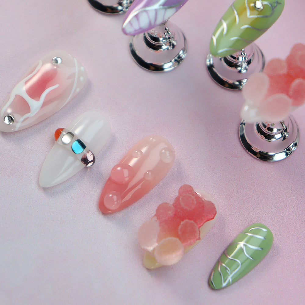 Gummy Bears Y2k Handmade Almond  Nails  A1063