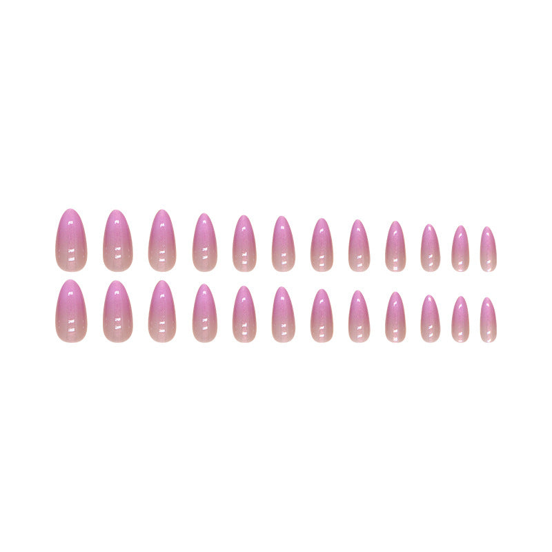 Candy Prince Tulip  Almond 24PCS Free Size Press on Nails W1564