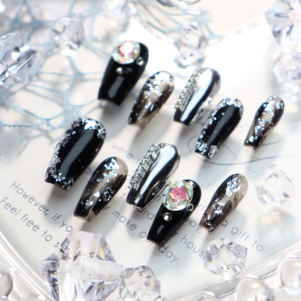 Night Elves Handmade Coffin Nails  A728