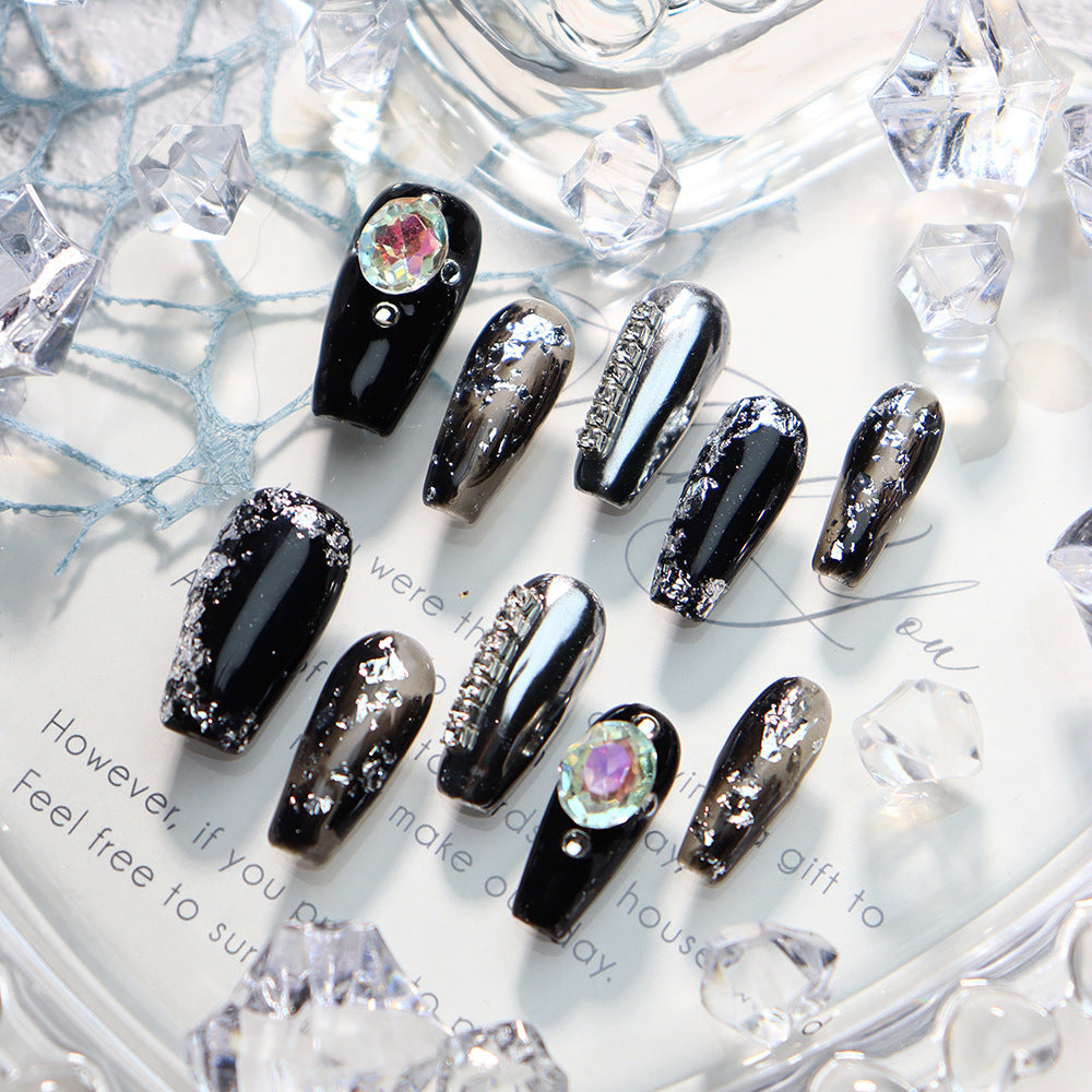 Night Elves Handmade Coffin Nails  A728