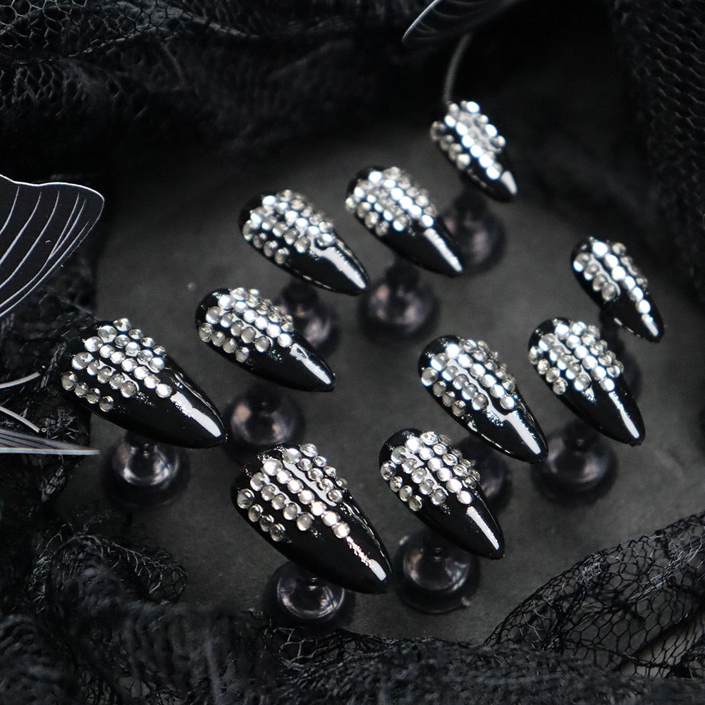 Jumanji Handmade Almond Press On Nails A739