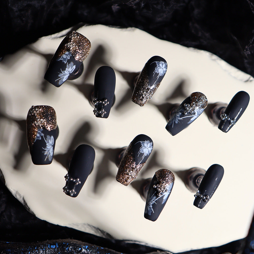 Fireworks Display Handmade Coffin Nails  A681