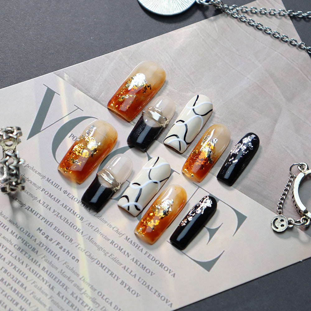 Miss Coco Handmade Coffin Nails A813