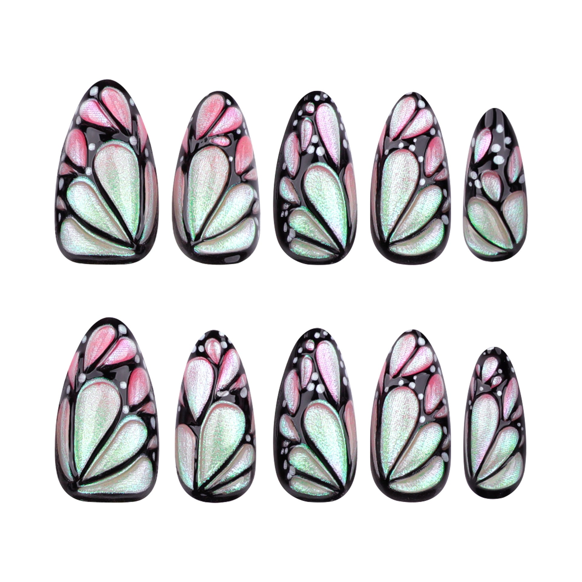 Peter Pan Almond 24PCS Free Size Nails JP3506 - NoirNail