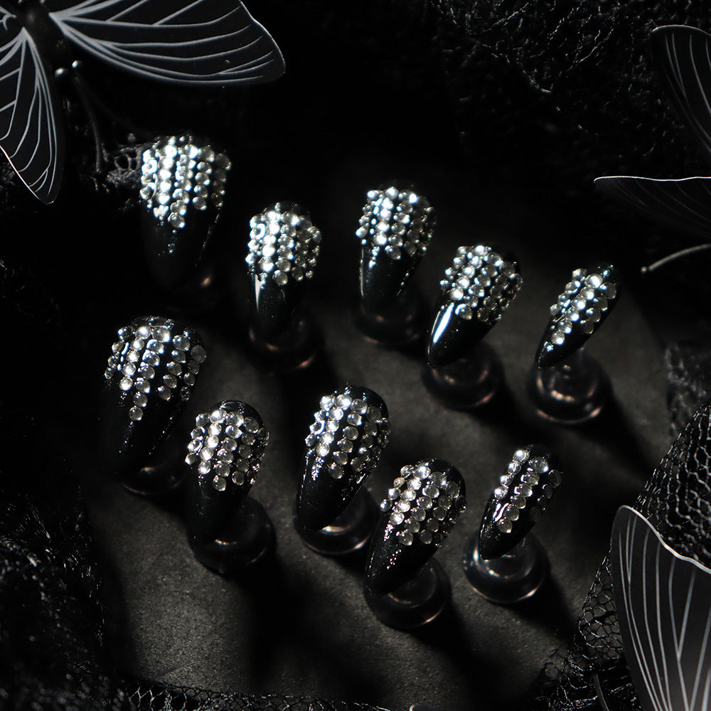 Jumanji Handmade Almond Press On Nails A739