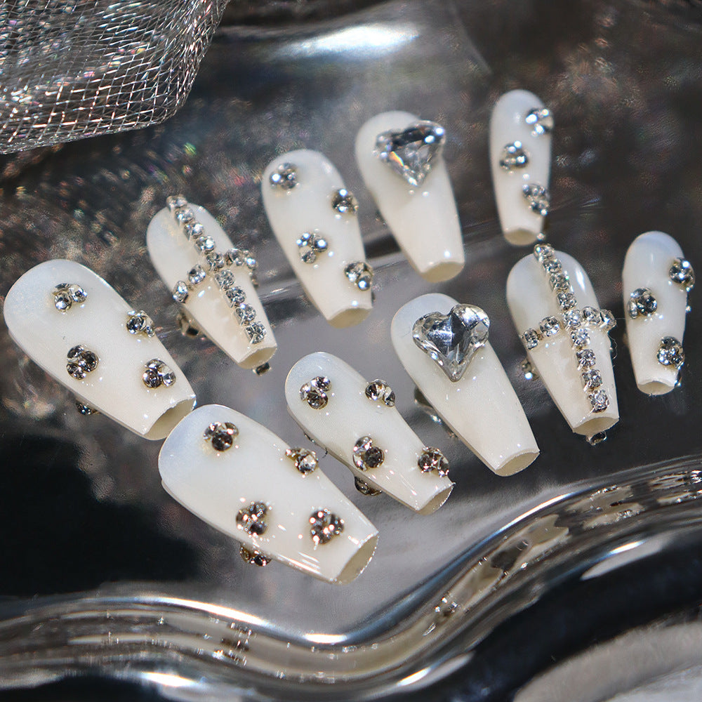 APT Starry Sky Handmade Coffin Press on Nails 95