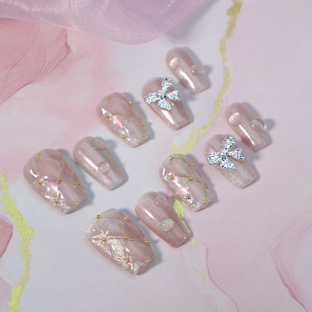 Dream Bride  Handmade Coffin Nails A731 - NoirNail