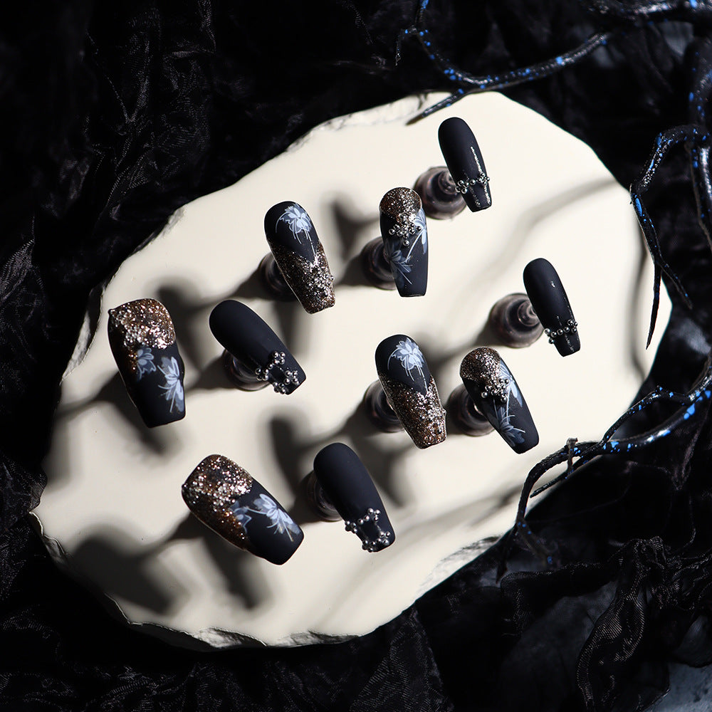 Fireworks Display Handmade Coffin Nails  A681