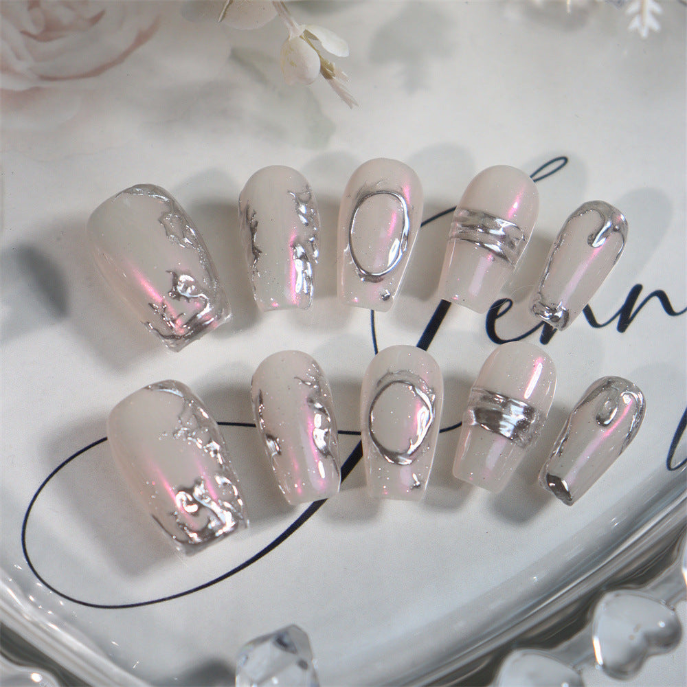 Sunrise Handmade Coffin Press on Nails A593