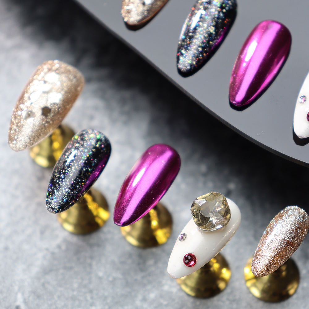 APT Rhinestones Y2K Handmade Almond Press On Nails A670