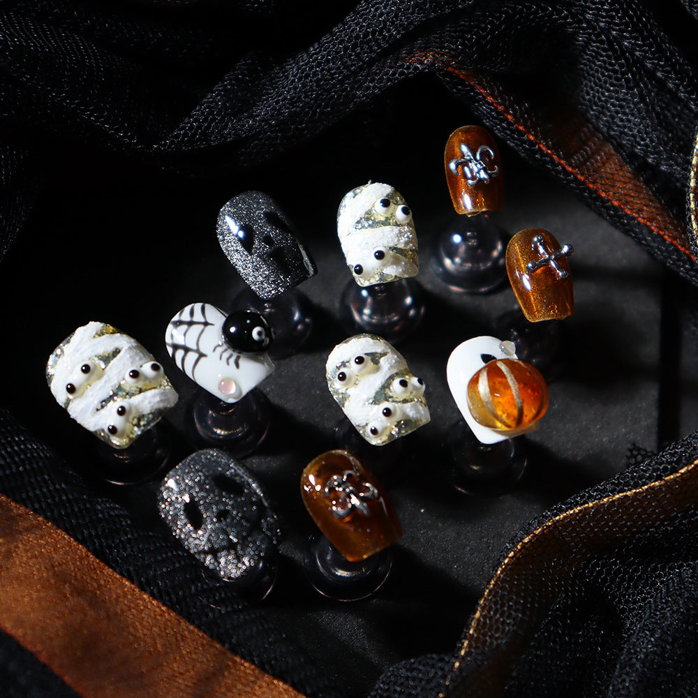 The Mummy Handmade Coffin Nails A745 - NoirNail