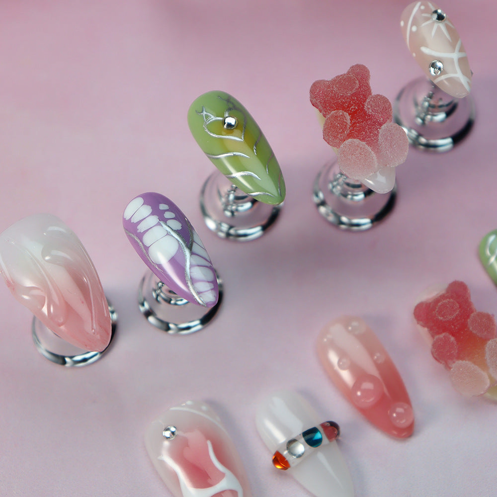 Gummy Bears Y2k Handmade Almond  Nails  A1063