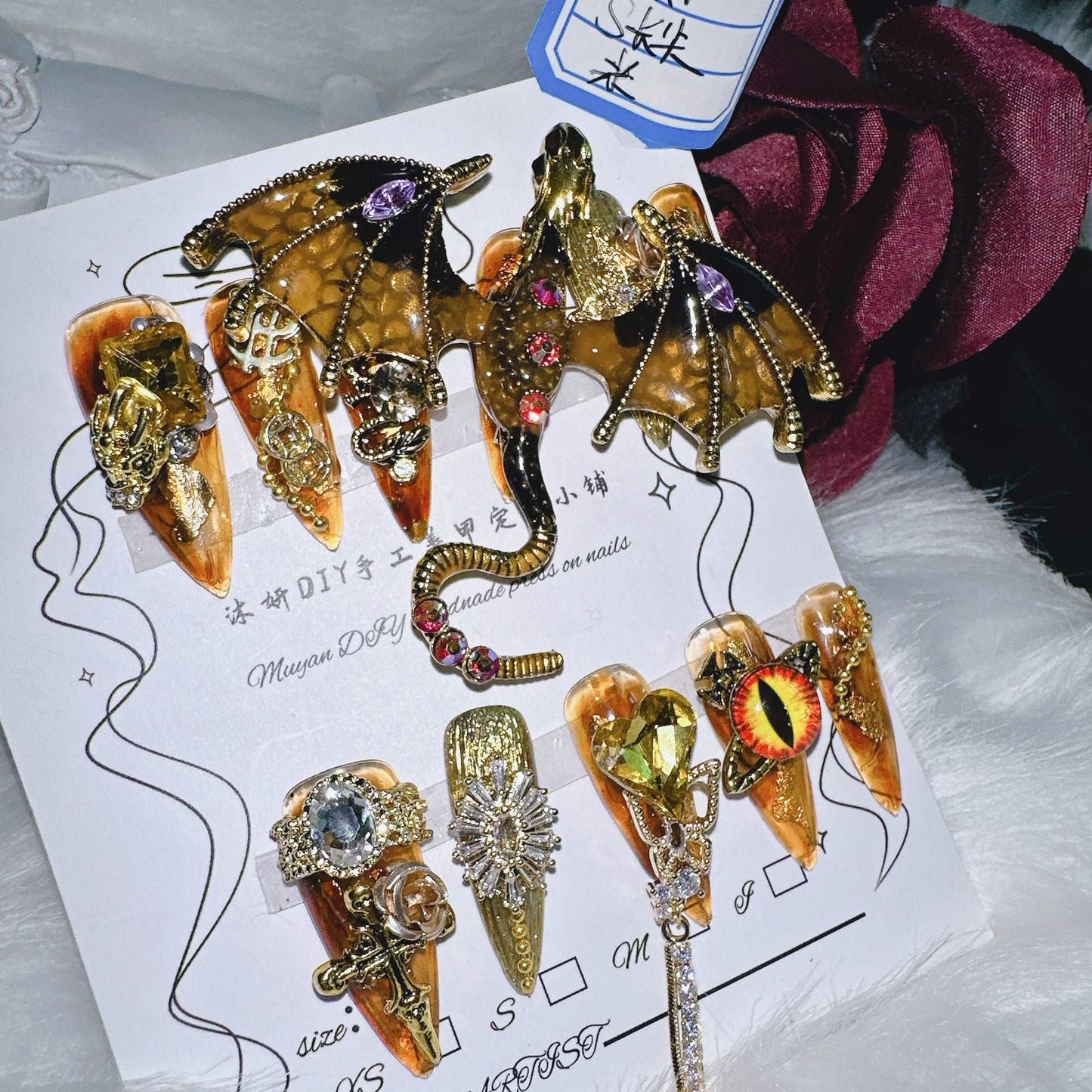 A Song of Ice and Fire(Yellow)100% Handmade Pressons