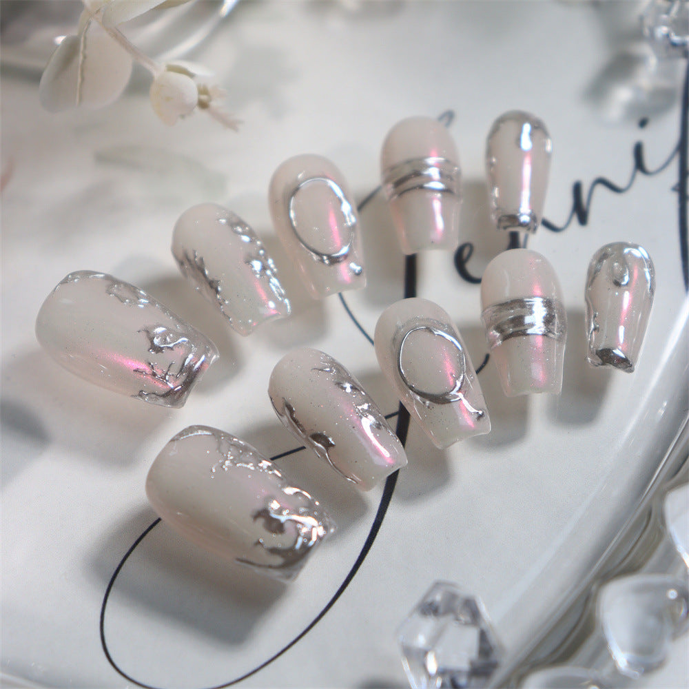 Sunrise Handmade Coffin Press on Nails A593