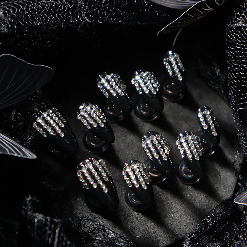 Jumanji Handmade Almond Press On Nails A739