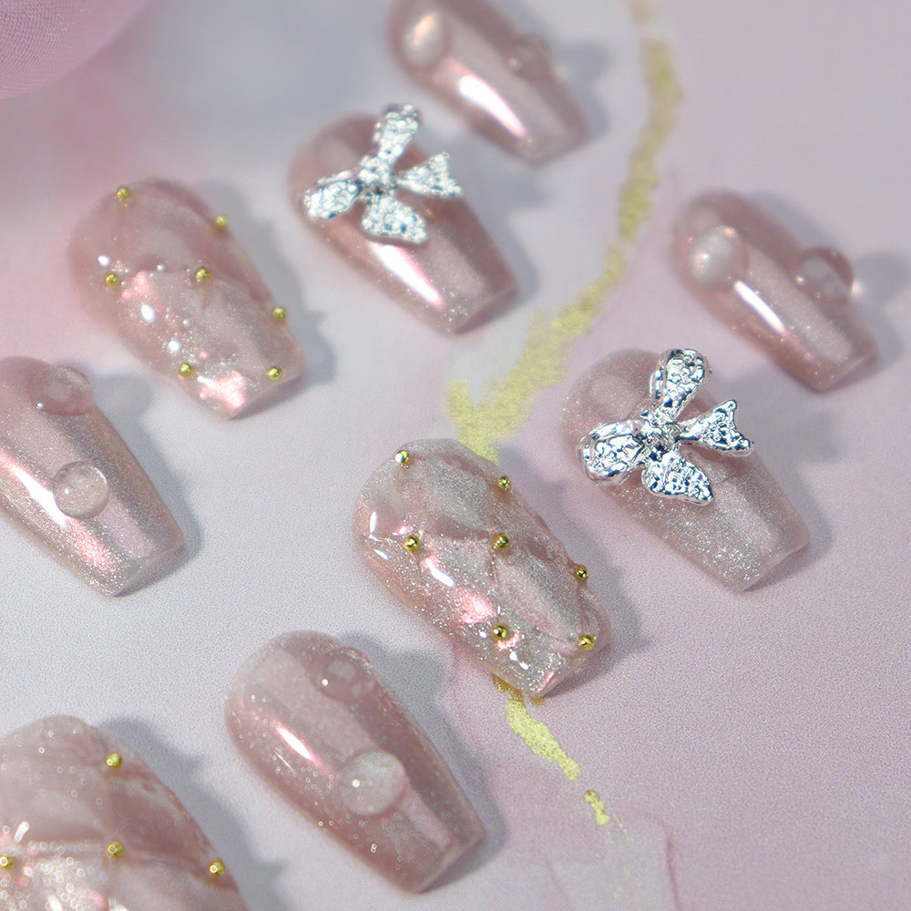 Dream Bride  Handmade Coffin Nails A731 - NoirNail