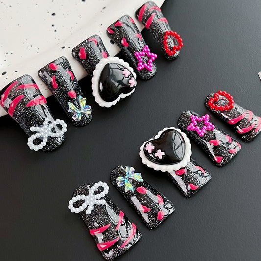 APT Handmade Duck Press On Nails