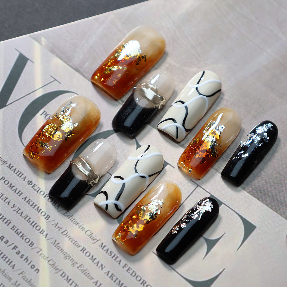 Miss Coco Handmade Coffin Nails A813