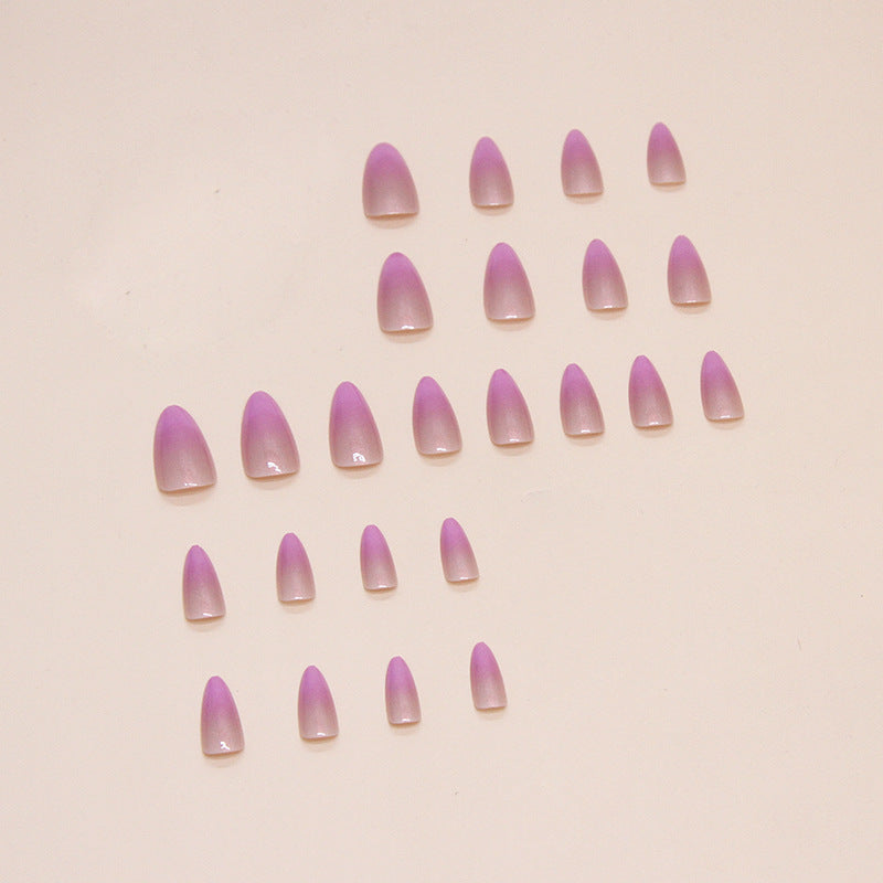 Candy Prince Tulip  Almond 24PCS Free Size Press on Nails W1564