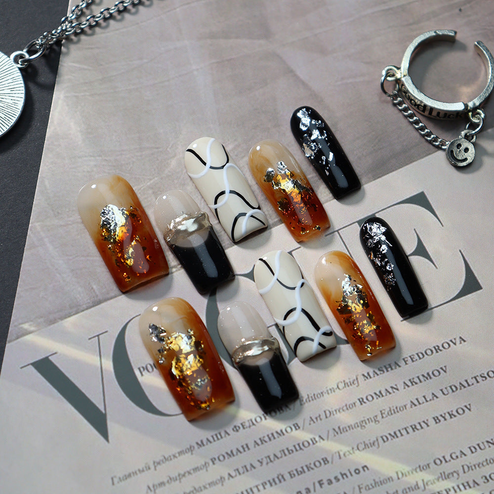 Miss Coco Handmade Coffin Nails A813