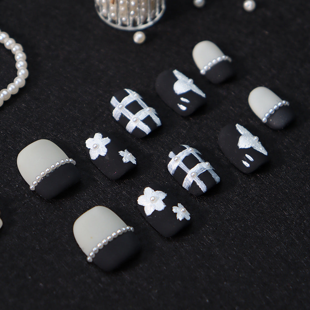 Miss Coco Handmade Square Nails 186