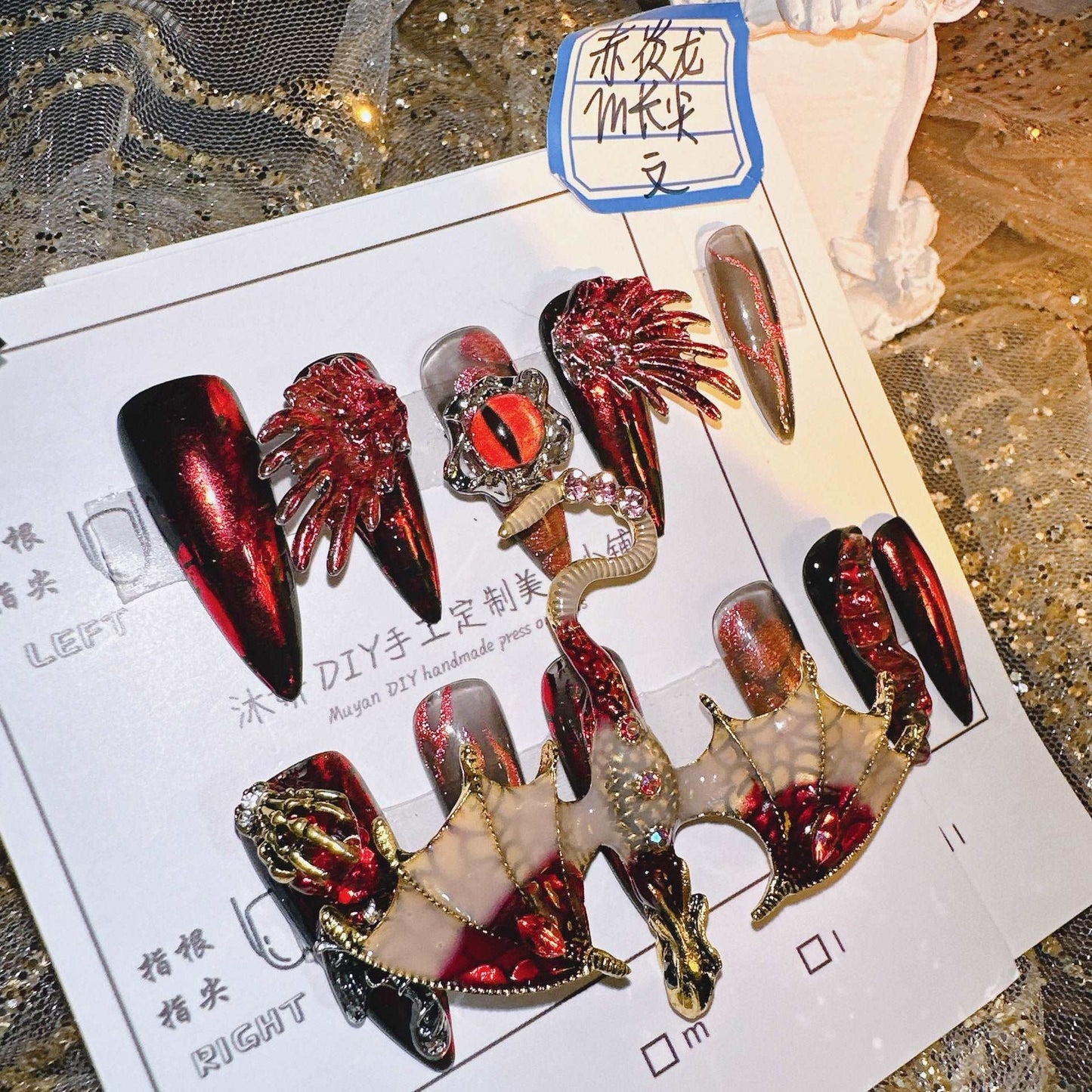 A Song of Ice and Fire(red)100% Handmade Pressons