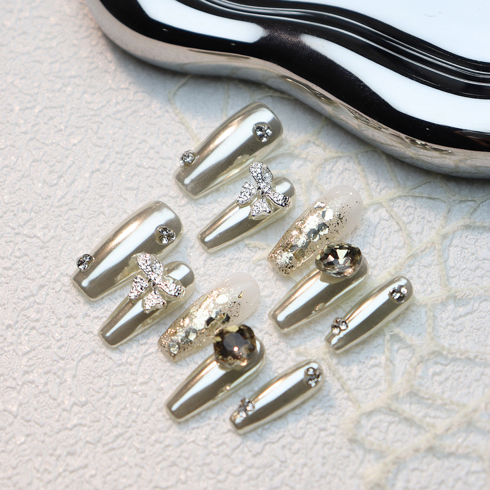 Butterfly Dream Handmade Coffin Nails A718