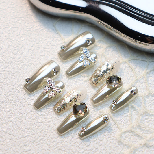 Butterfly Dream Handmade Coffin Nails A718