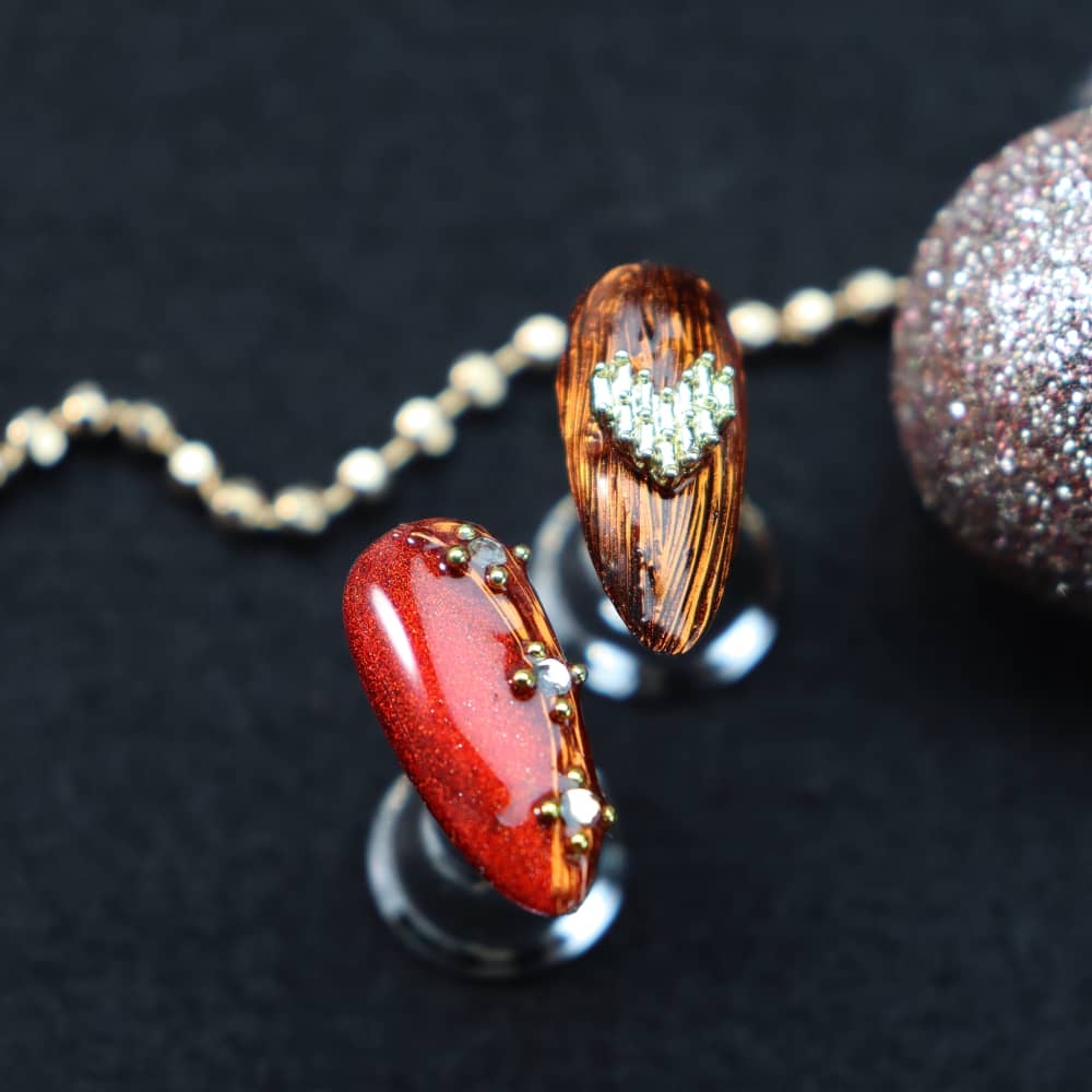 Buccellati Handmade Almond Press On Nails A1578