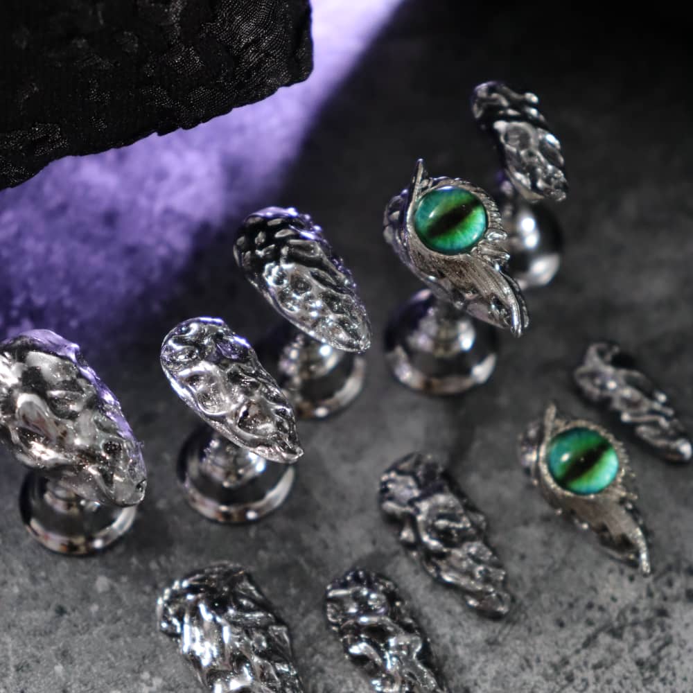 Cthulhu Handmade Almond Press On Nails A1143
