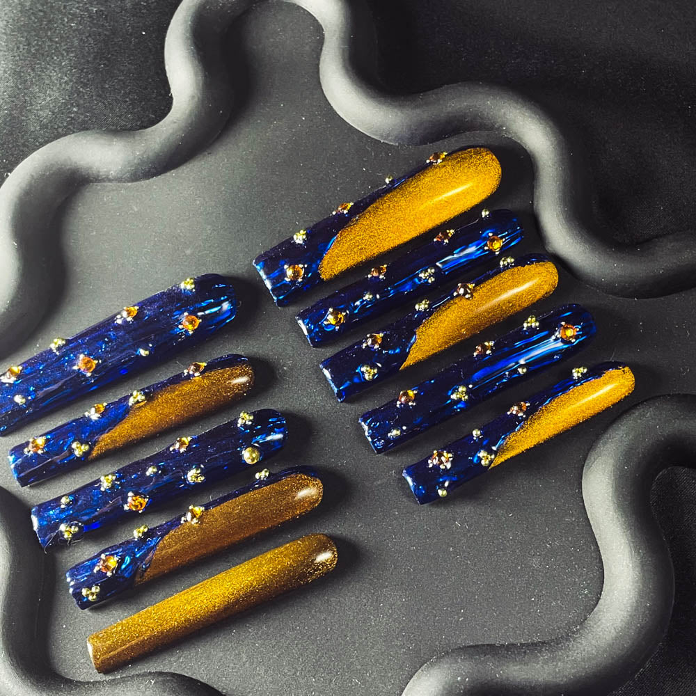 Bucherati Handmade  Square Nails OM1164 - NoirNail