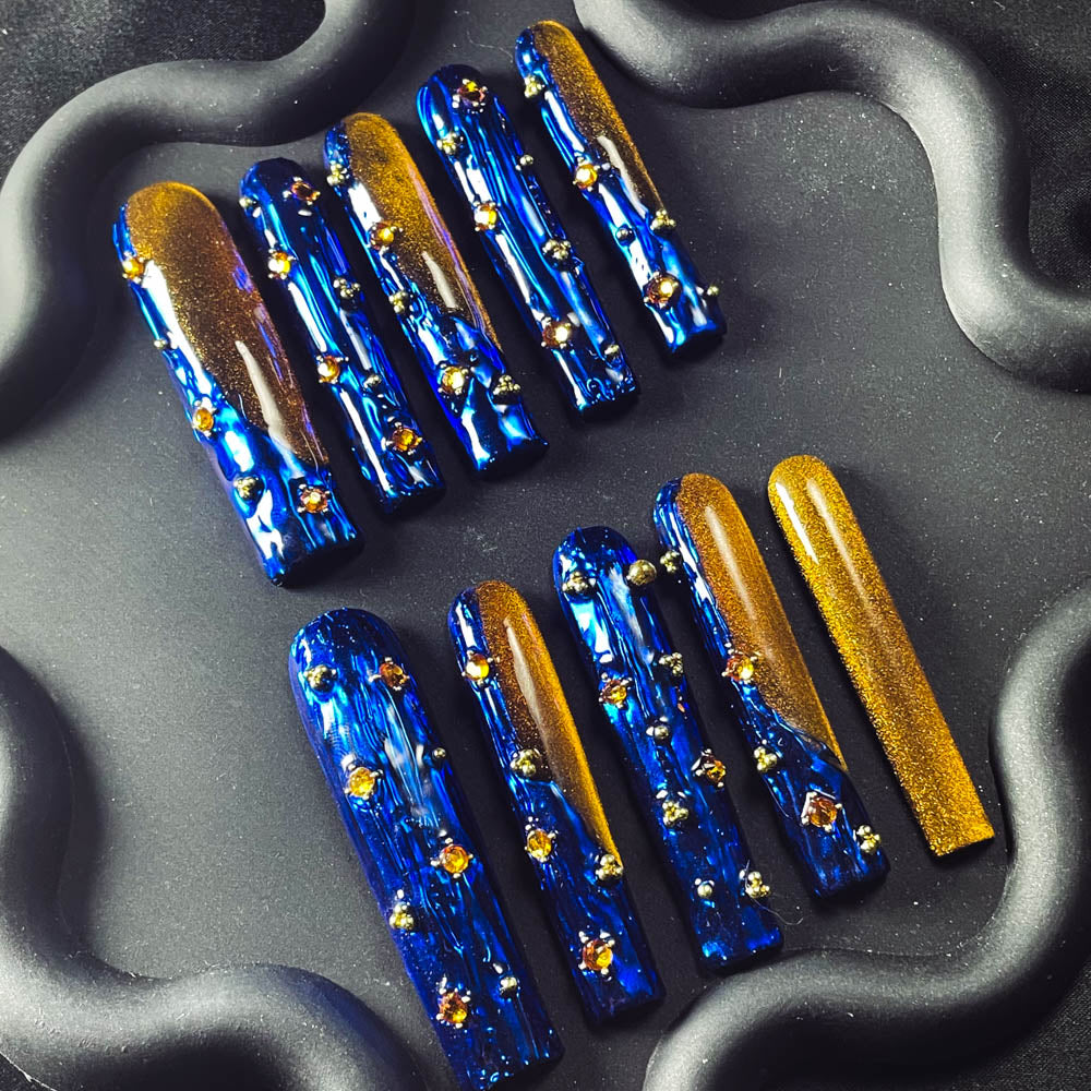 Bucherati Handmade  Square Nails OM1164 - NoirNail