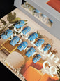 Western Cowboy Handmade Coffin Press On Nails